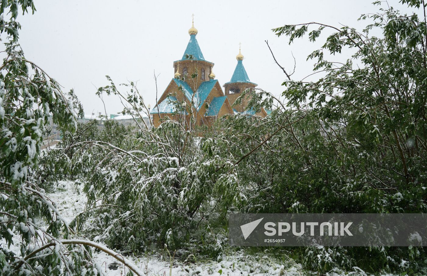 Snow in Vorkuta