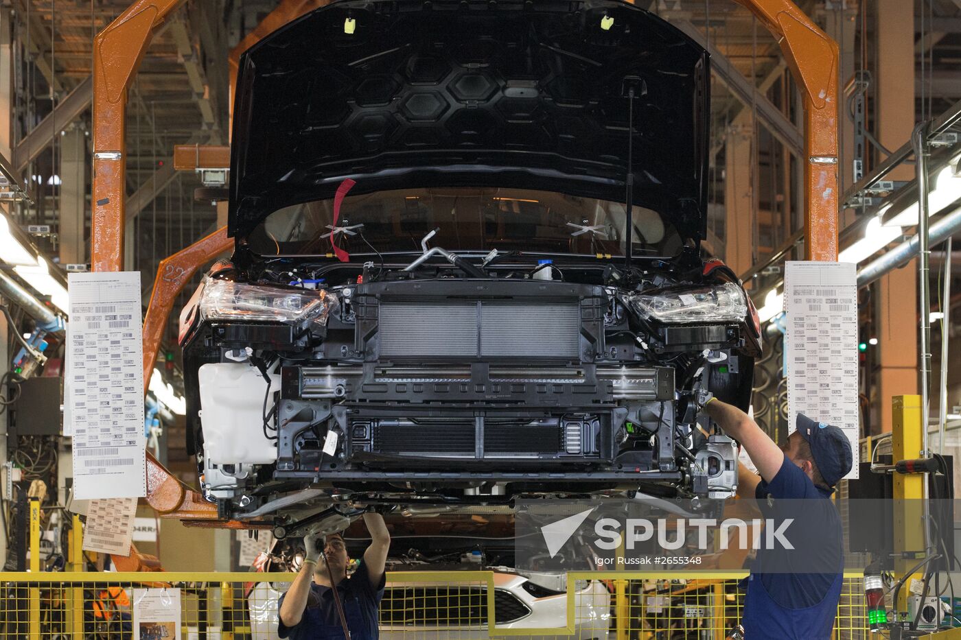 Manufacturing new Ford Focus model in Vsevolzhsk