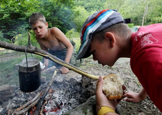 Children's summer scout camp "Far Eastern Outpost"