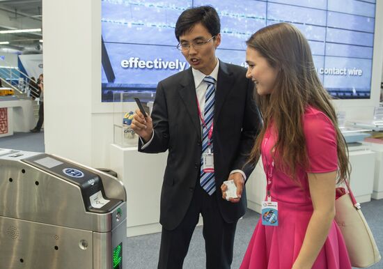 Sixth International Industrial Trade Fair Innoprom-2015. Day two