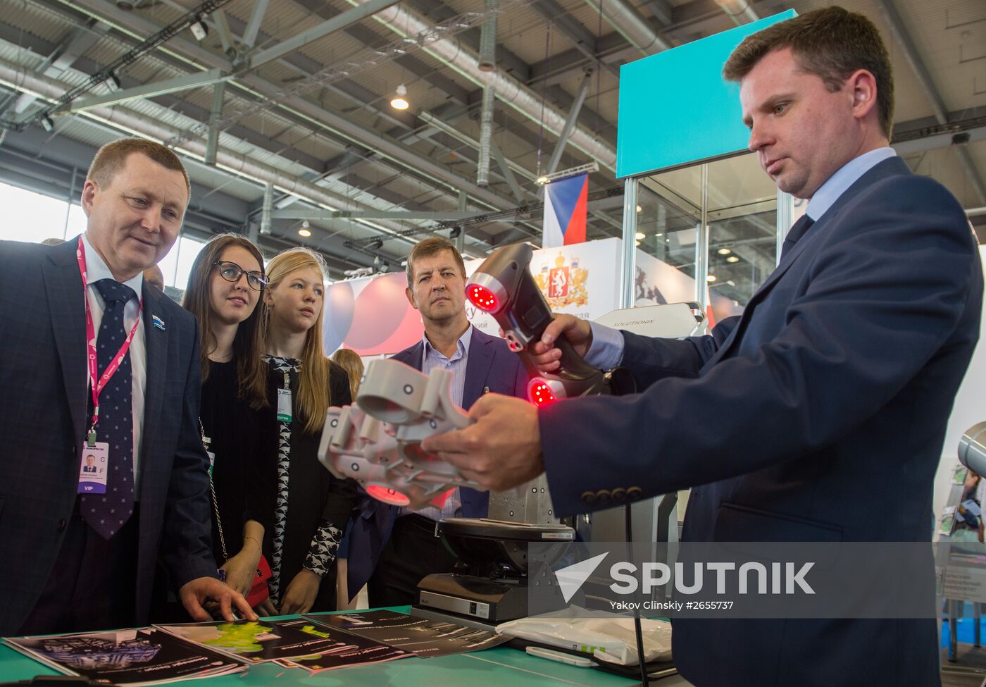 Sixth International Industrial Trade Fair Innoprom-2015. Day two