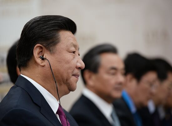 President of the Russian Federation Vladimir Putin meets with President of the People’s Republic of China Xi Jinping