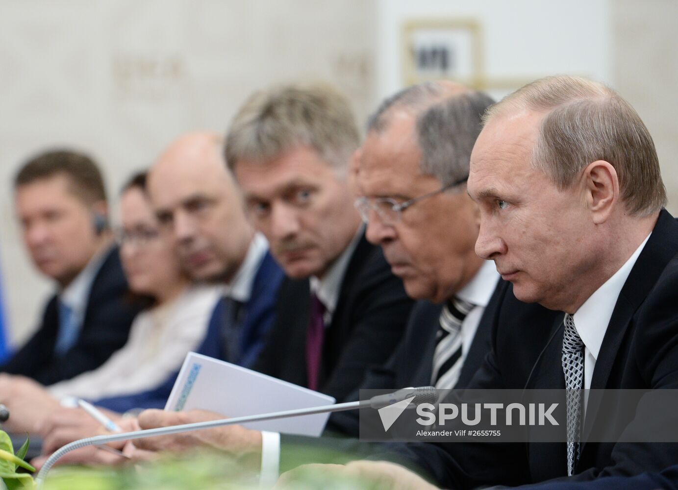 President of the Russian Federation Vladimir Putin meets with President of the People’s Republic of China Xi Jinping
