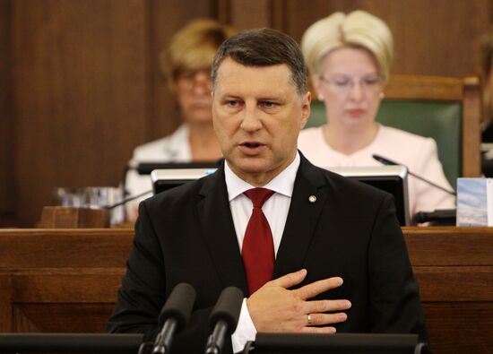 Inauguration of Latvia's new president