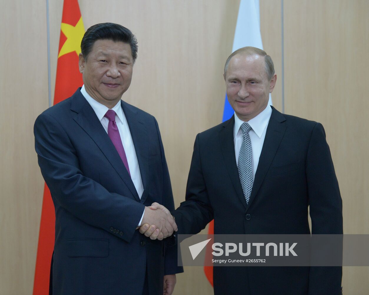 President of the Russian Federation Vladimir Putin meets with President of the People’s Republic of China Xi Jinping