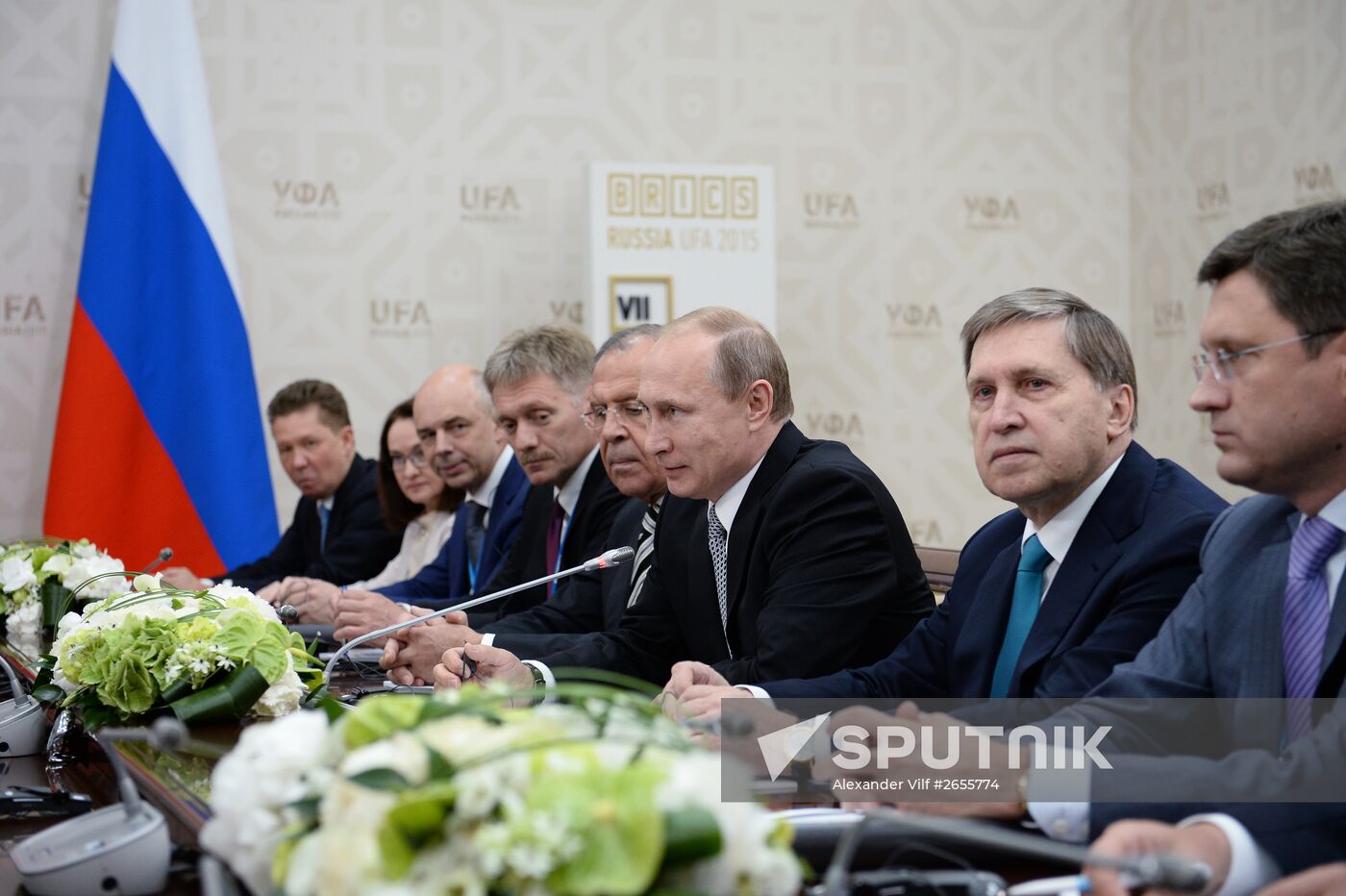 President of Russia Vladimir Putin meets with President of China Xi Jinping