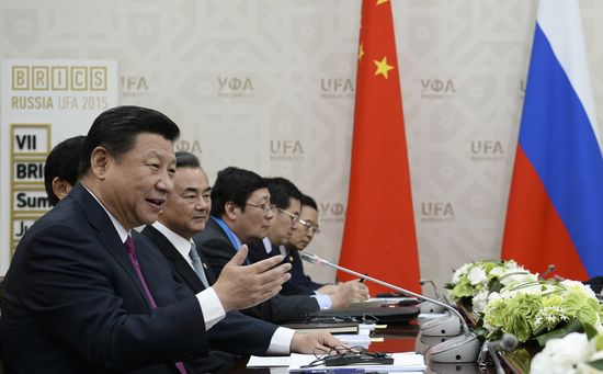 President of the Russian Federation Vladimir Putin meets with President of the People’s Republic of China Xi Jinping