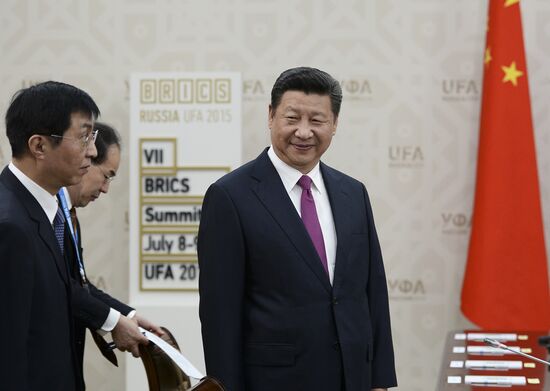 President of the Russian Federation Vladimir Putin meets with President of the People’s Republic of China Xi Jinping