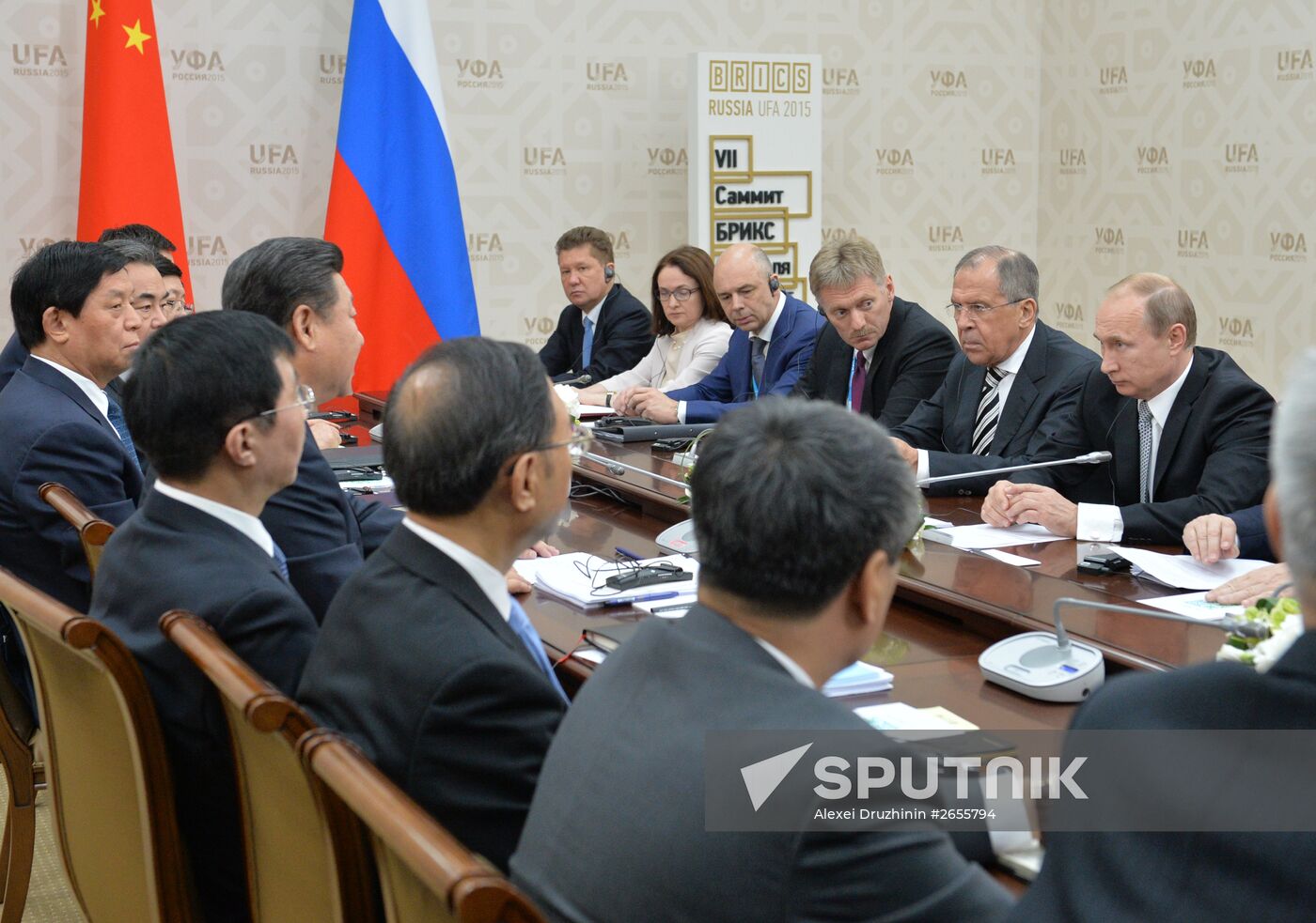 President of the Russian Federation Vladimir Putin meets with President of the People’s Republic of China Xi Jinping