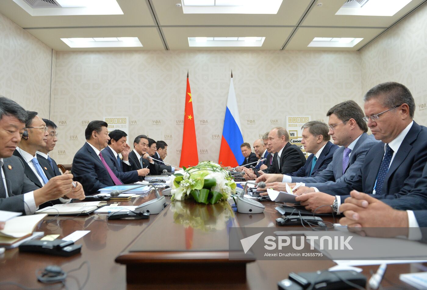 President of the Russian Federation Vladimir Putin meets with President of the People’s Republic of China Xi Jinping