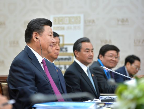 President of the Russian Federation Vladimir Putin meets with President of the People’s Republic of China Xi Jinping