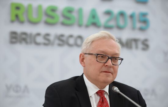 Press briefing by Sergei Ryabkov, Deputy Minister of Foreign Affairs of the Russian Federation, Russia's BRICS Sherpa