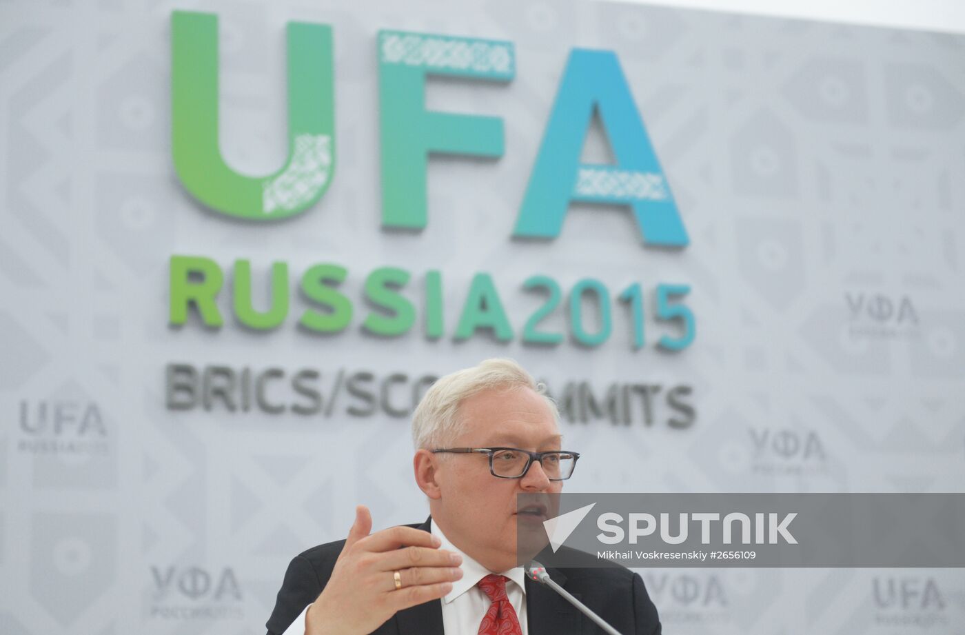 Press briefing by Sergei Ryabkov, Deputy Minister of Foreign Affairs of the Russian Federation, Russia's BRICS Sherpa