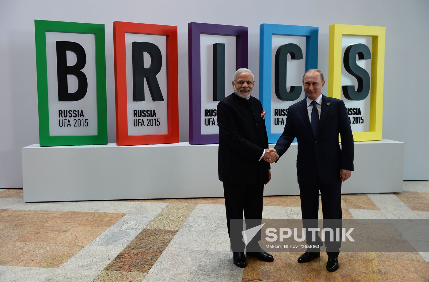 Welcome ceremony by President of the Russian Federation Vladimir Putin for the BRICS leaders