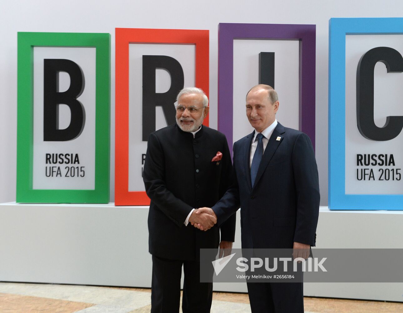Welcome ceremony by President of the Russian Federation Vladimir Putin for the BRICS leaders