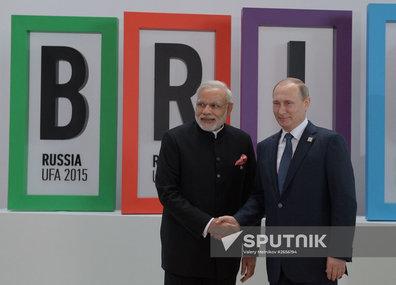Welcome ceremony by President of the Russian Federation Vladimir Putin for the BRICS leaders