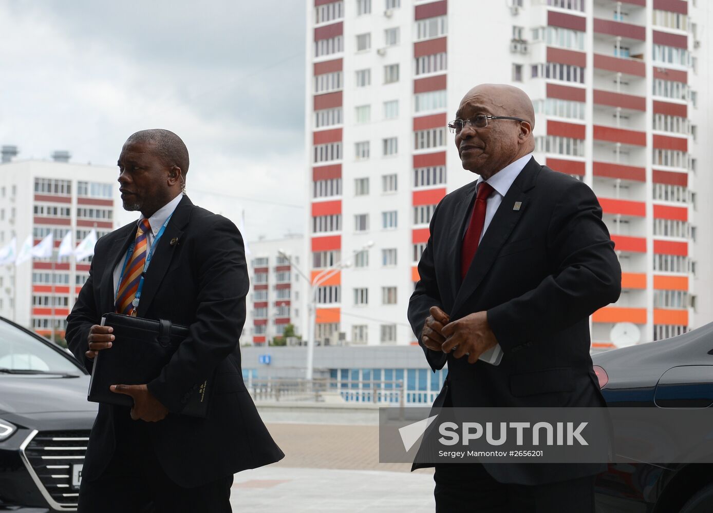 Welcome ceremony by President of the Russian Federation Vladimir Putin for the BRICS leaders