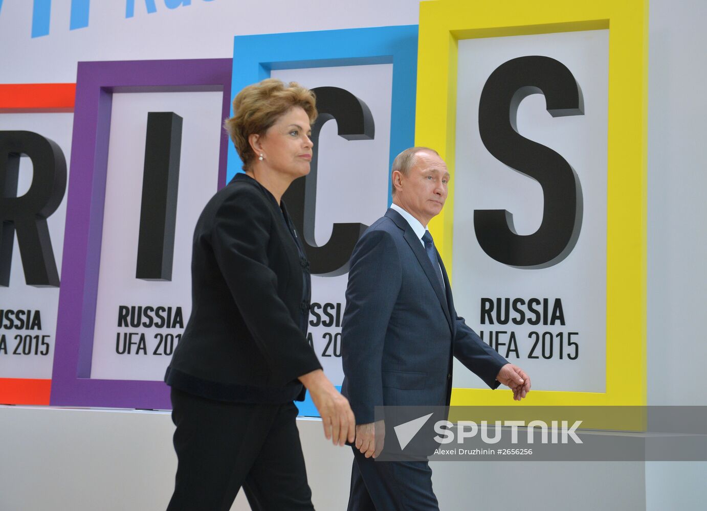 Welcome ceremony by President of the Russian Federation Vladimir Putin for the BRICS leaders