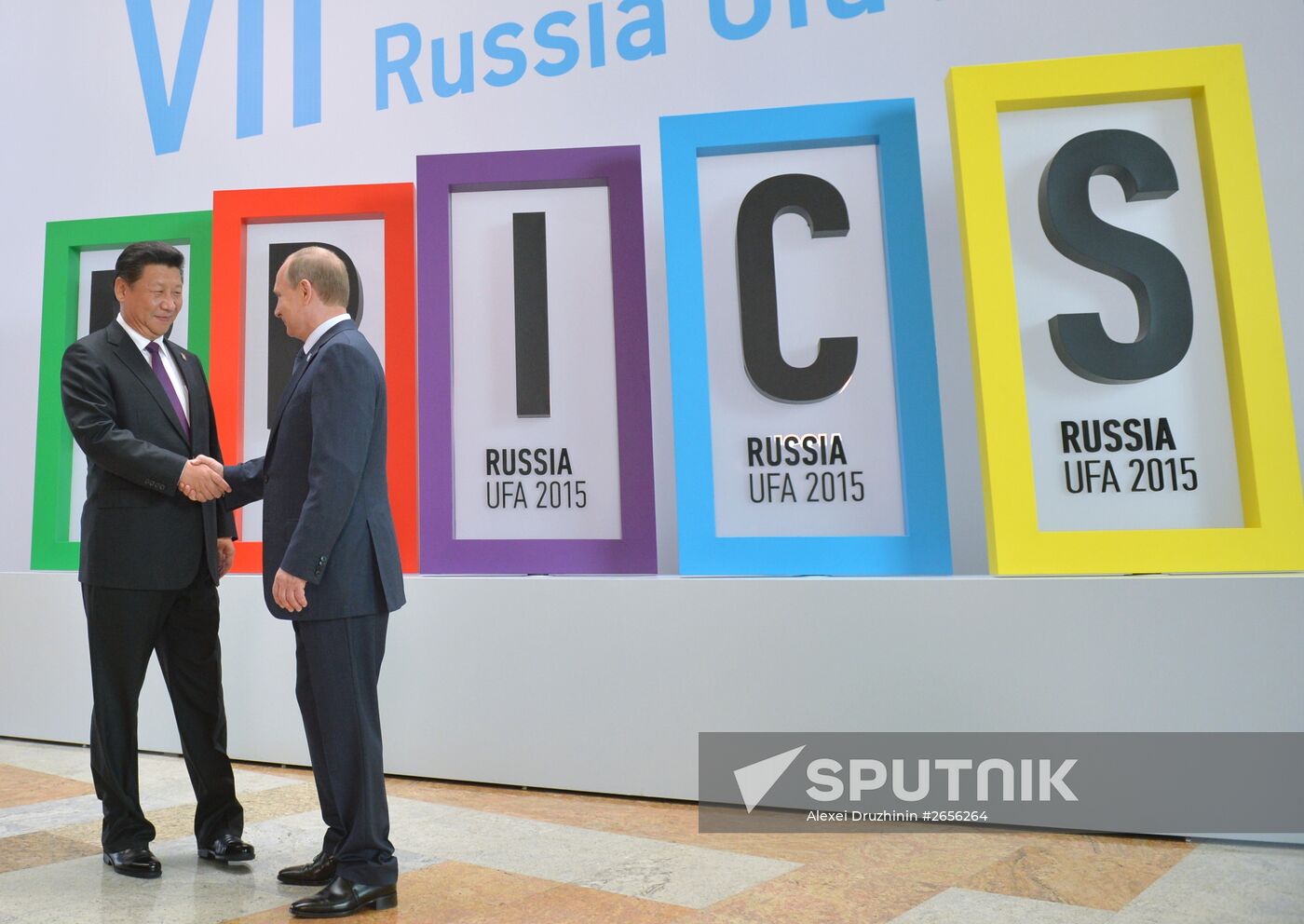 Welcome ceremony by President of the Russian Federation Vladimir Putin for the BRICS leaders