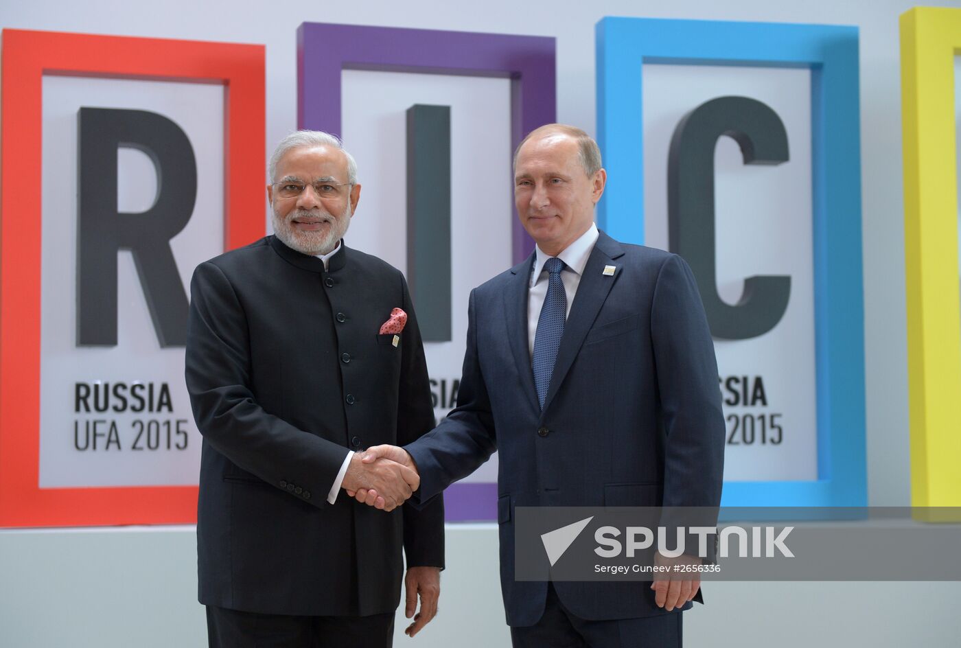 Welcome ceremony by President of the Russian Federation Vladimir Putin for the BRICS leaders