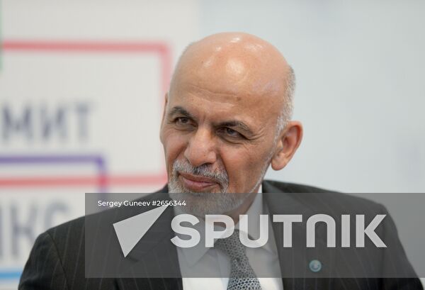 President of the Republic of Belarus Alexander Lukashenko meets with President of the Islamic Republic of Afghanistan Ashraf Ghani Ahmadzai