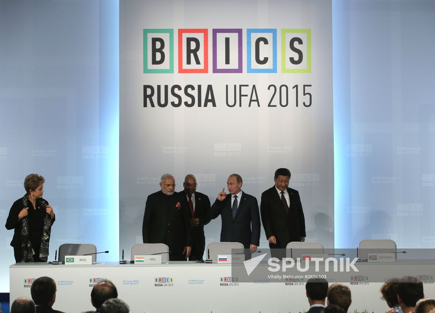 Signing of joint documents following the BRICS leaders meeting