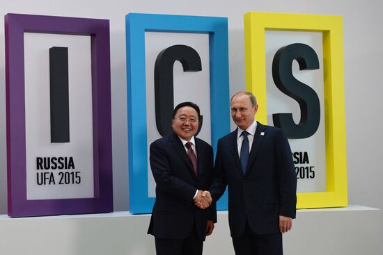 Welcome ceremony by President of the Russian Federation Vladimir Putin for the leaders of the invited states
