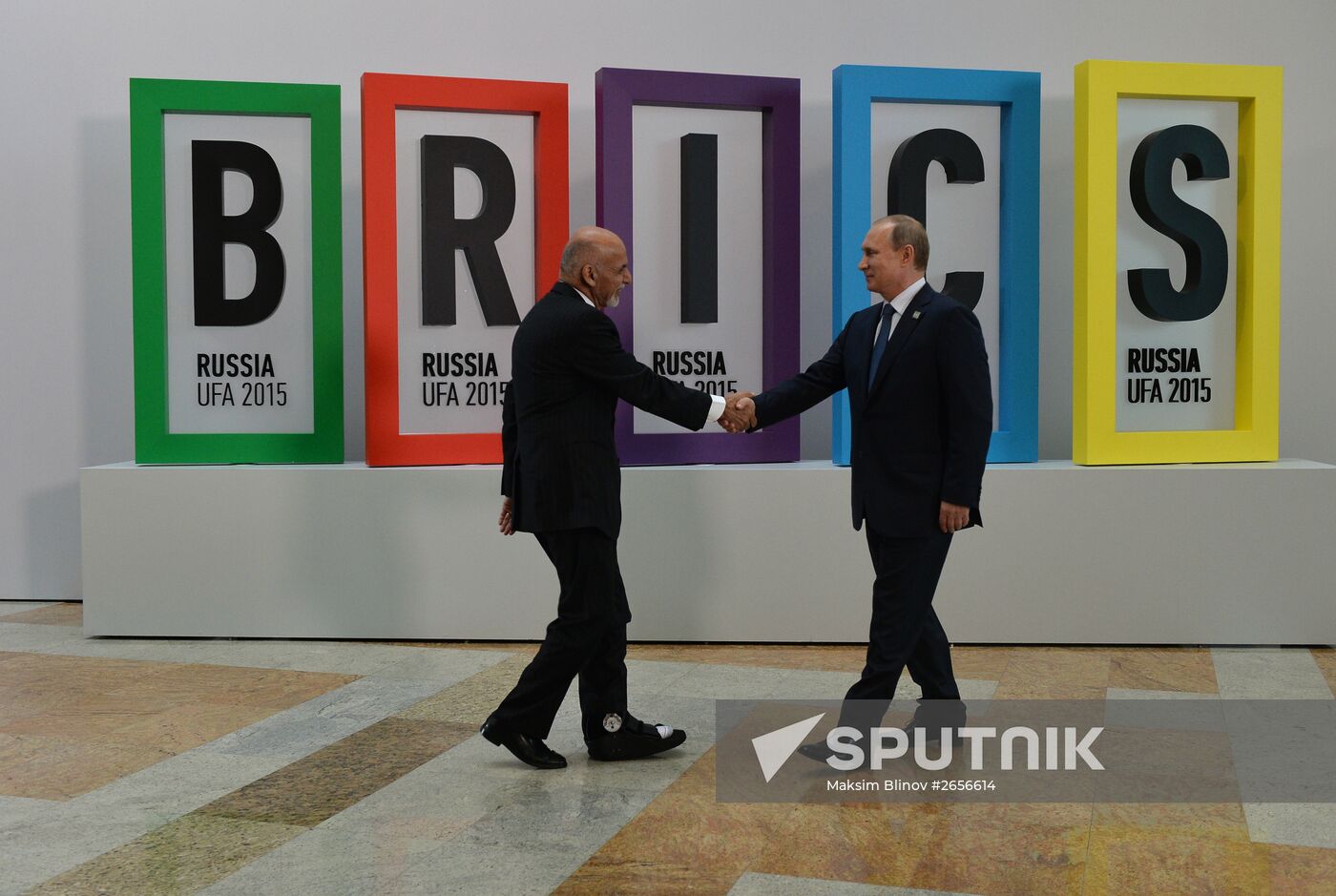 Welcome ceremony by President of the Russian Federation Vladimir Putin for the leaders of the invited states