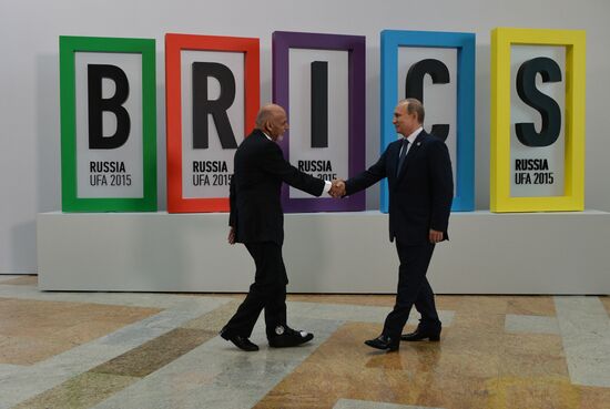 Welcome ceremony by President of the Russian Federation Vladimir Putin for the leaders of the invited states