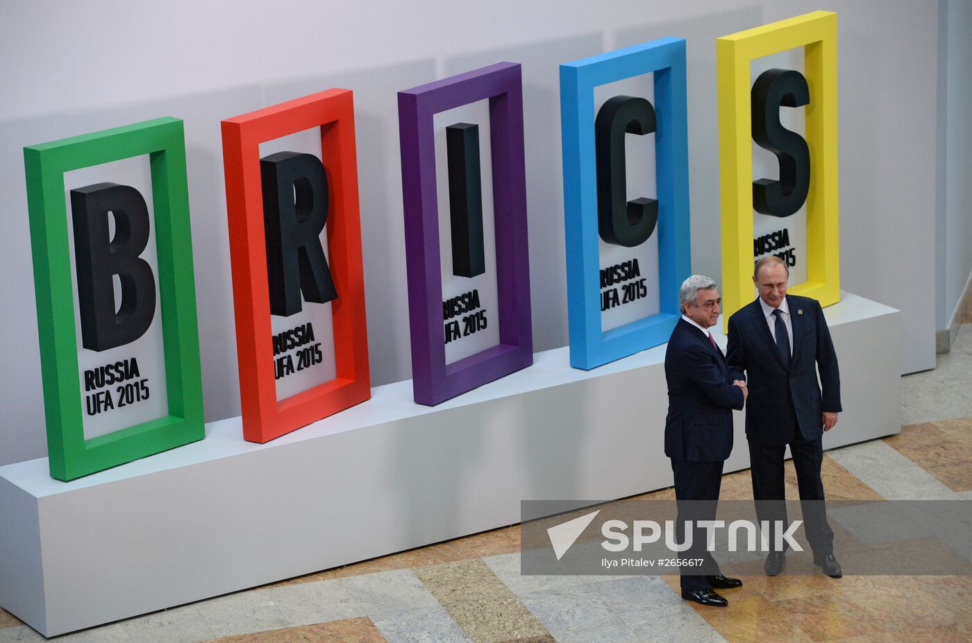 Welcome ceremony by President of the Russian Federation Vladimir Putin for the leaders of the invited states