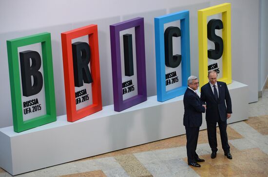 Welcome ceremony by President of the Russian Federation Vladimir Putin for the leaders of the invited states