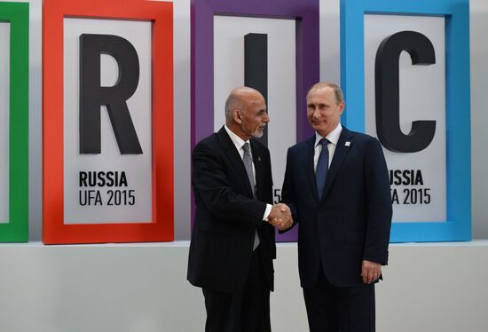 Welcome ceremony by President of the Russian Federation Vladimir Putin for the leaders of the invited states