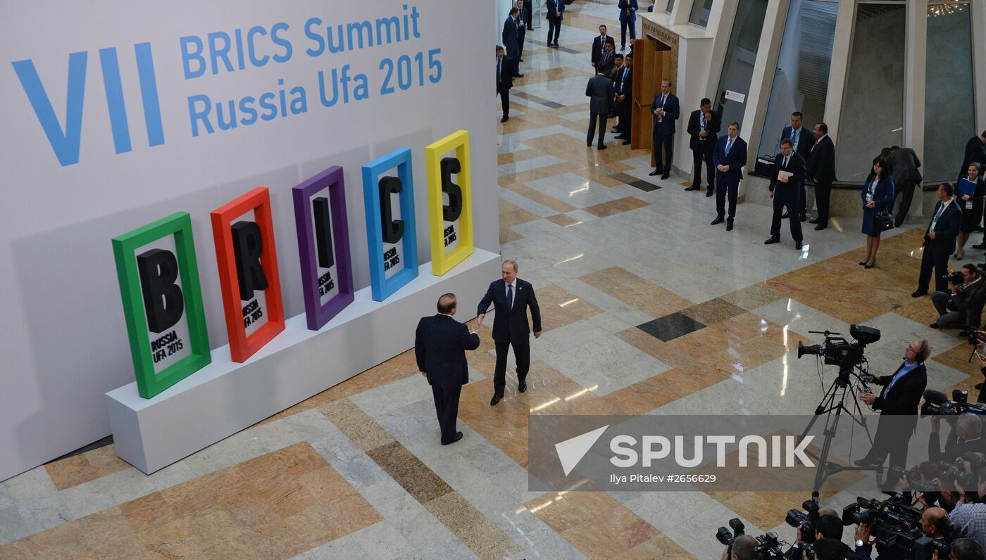 Welcome ceremony by President of the Russian Federation Vladimir Putin for the leaders of the invited states