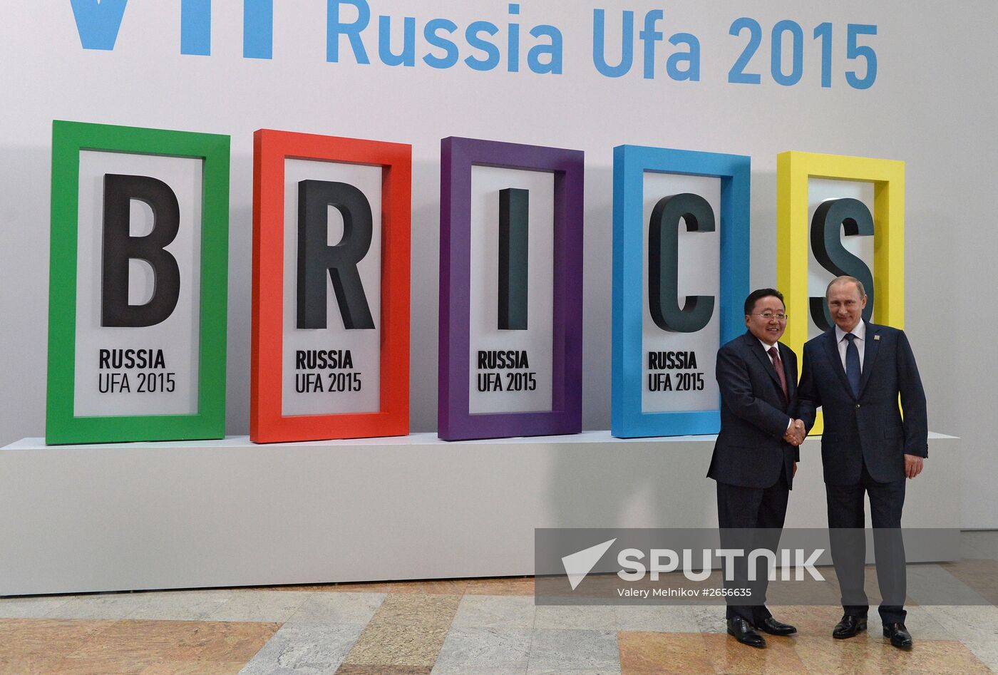 Welcome ceremony by President of the Russian Federation Vladimir Putin for the leaders of the invited states