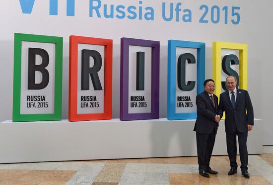 Welcome ceremony by President of the Russian Federation Vladimir Putin for the leaders of the invited states