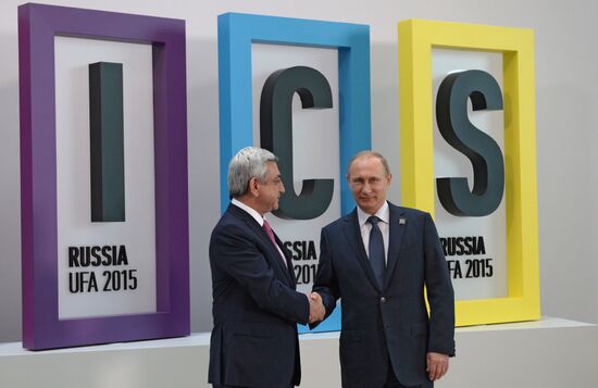 Welcome ceremony by President of the Russian Federation Vladimir Putin for the leaders of the invited states