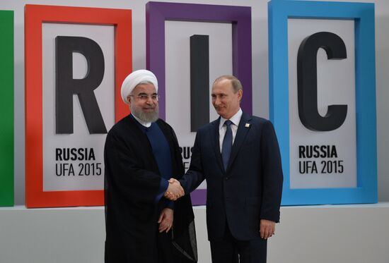 Welcome ceremony by President of the Russian Federation Vladimir Putin for the leaders of the invited states