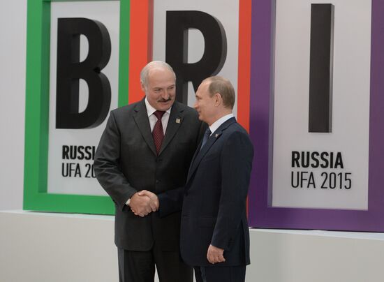 Welcome ceremony by President of the Russian Federation Vladimir Putin for the leaders of the invited states