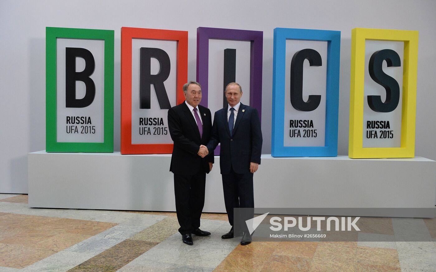 Welcome ceremony by President of the Russian Federation Vladimir Putin for the leaders of the invited states