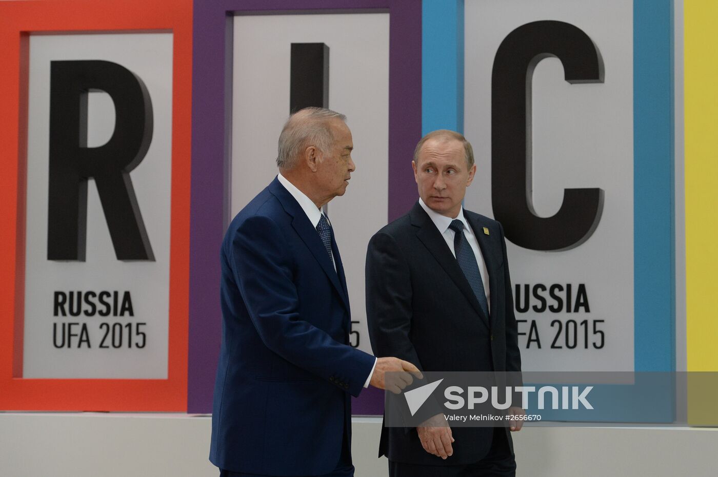 Welcome ceremony by President of the Russian Federation Vladimir Putin for the leaders of the invited states