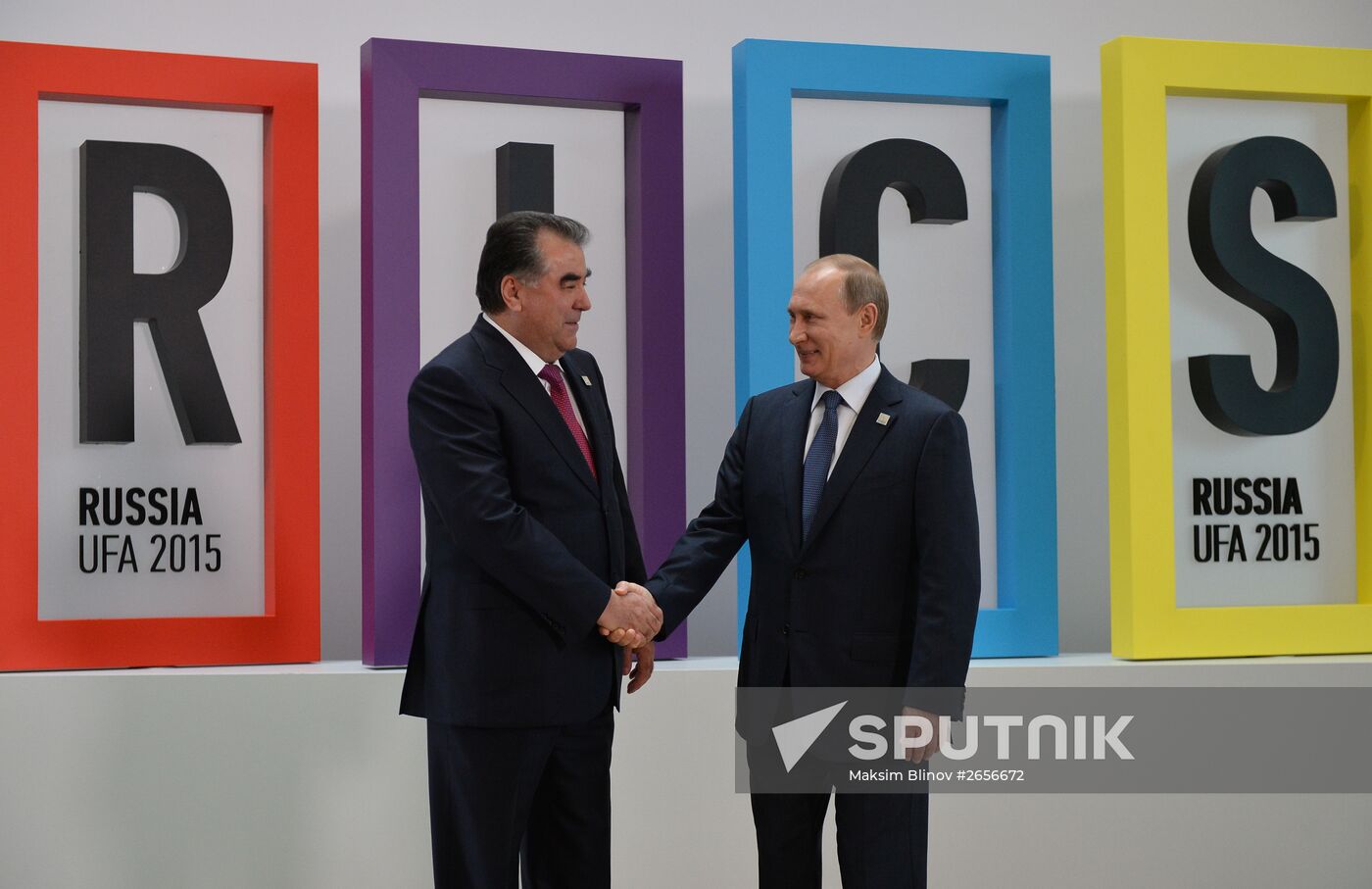 Welcome ceremony by President of the Russian Federation Vladimir Putin for the leaders of the invited states