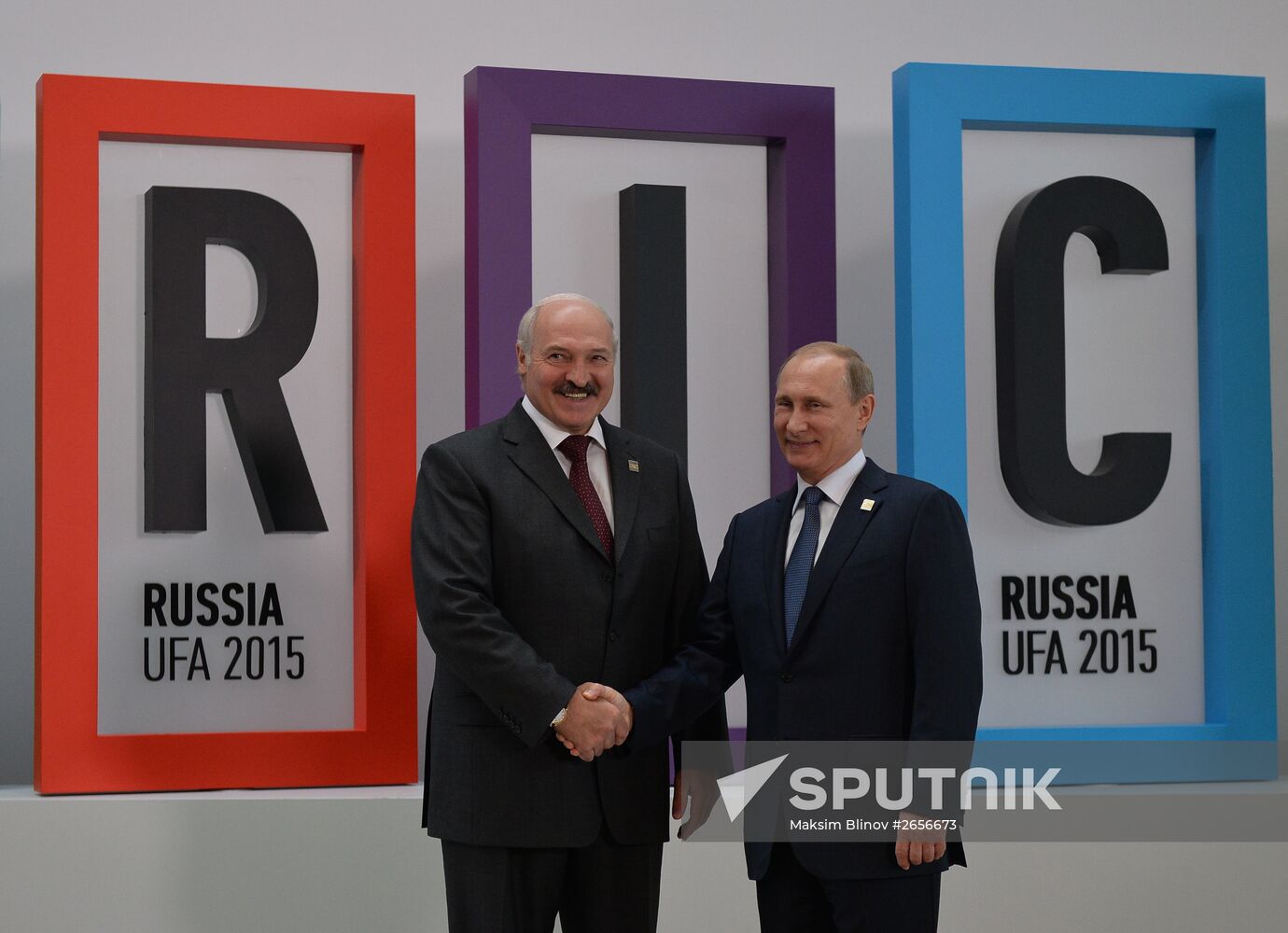 Welcome ceremony by President of the Russian Federation Vladimir Putin for the leaders of the invited states