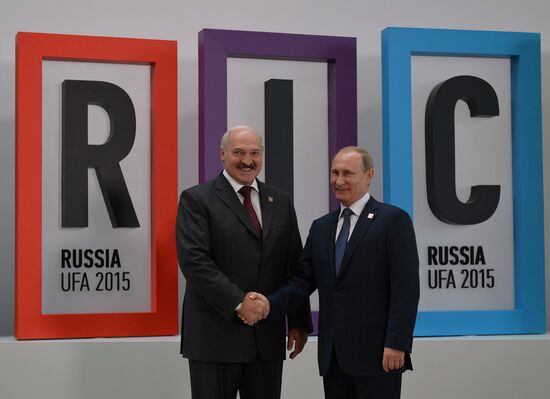 Welcome ceremony by President of the Russian Federation Vladimir Putin for the leaders of the invited states