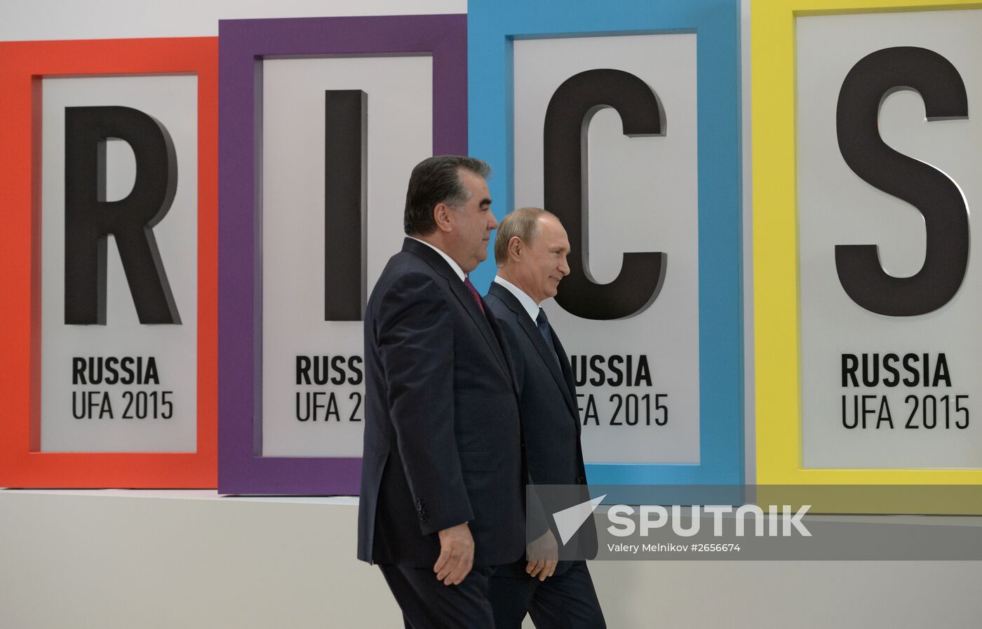 Welcome ceremony by President of the Russian Federation Vladimir Putin for the leaders of the invited states