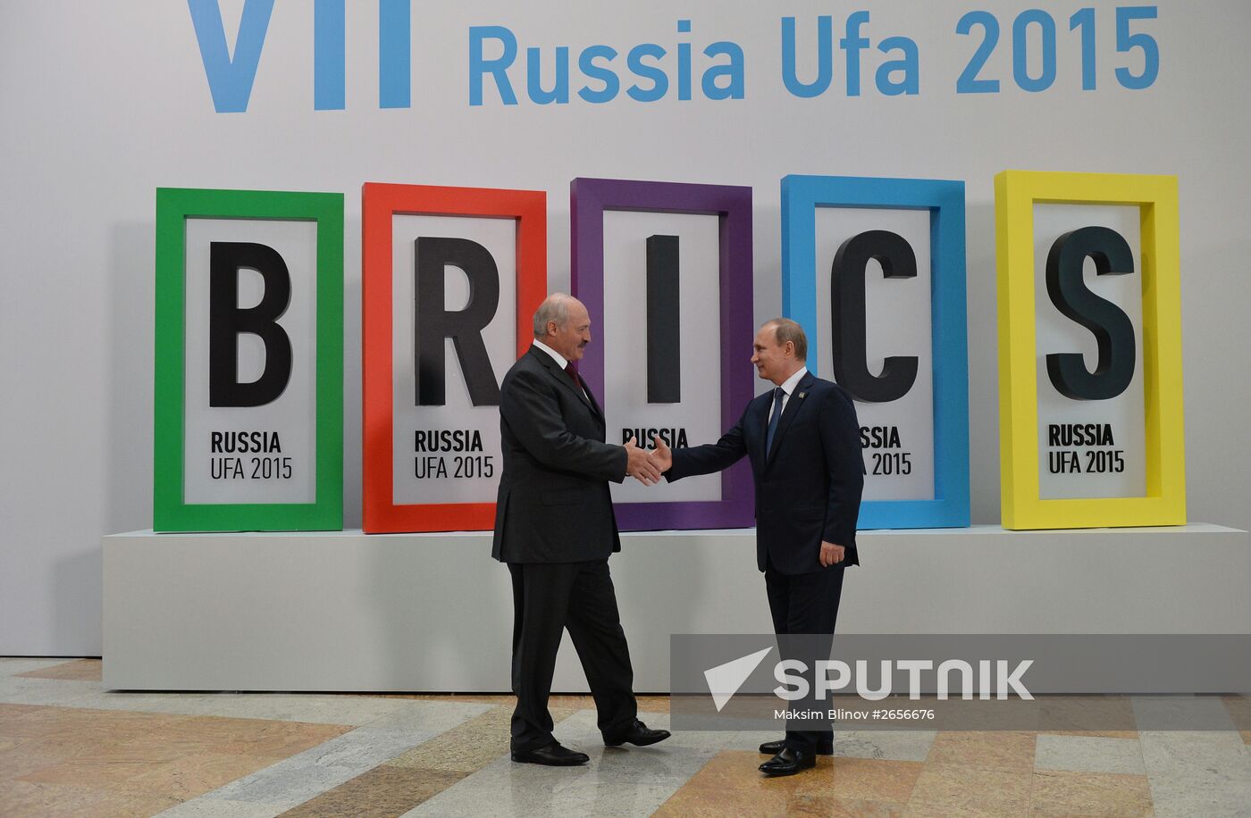 Welcome ceremony by President of the Russian Federation Vladimir Putin for the leaders of the invited states