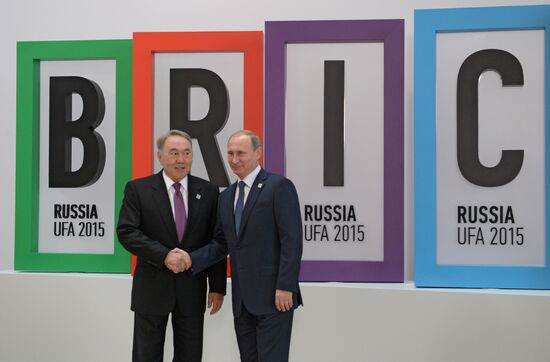 Welcome ceremony by President of the Russian Federation Vladimir Putin for the leaders of the invited states