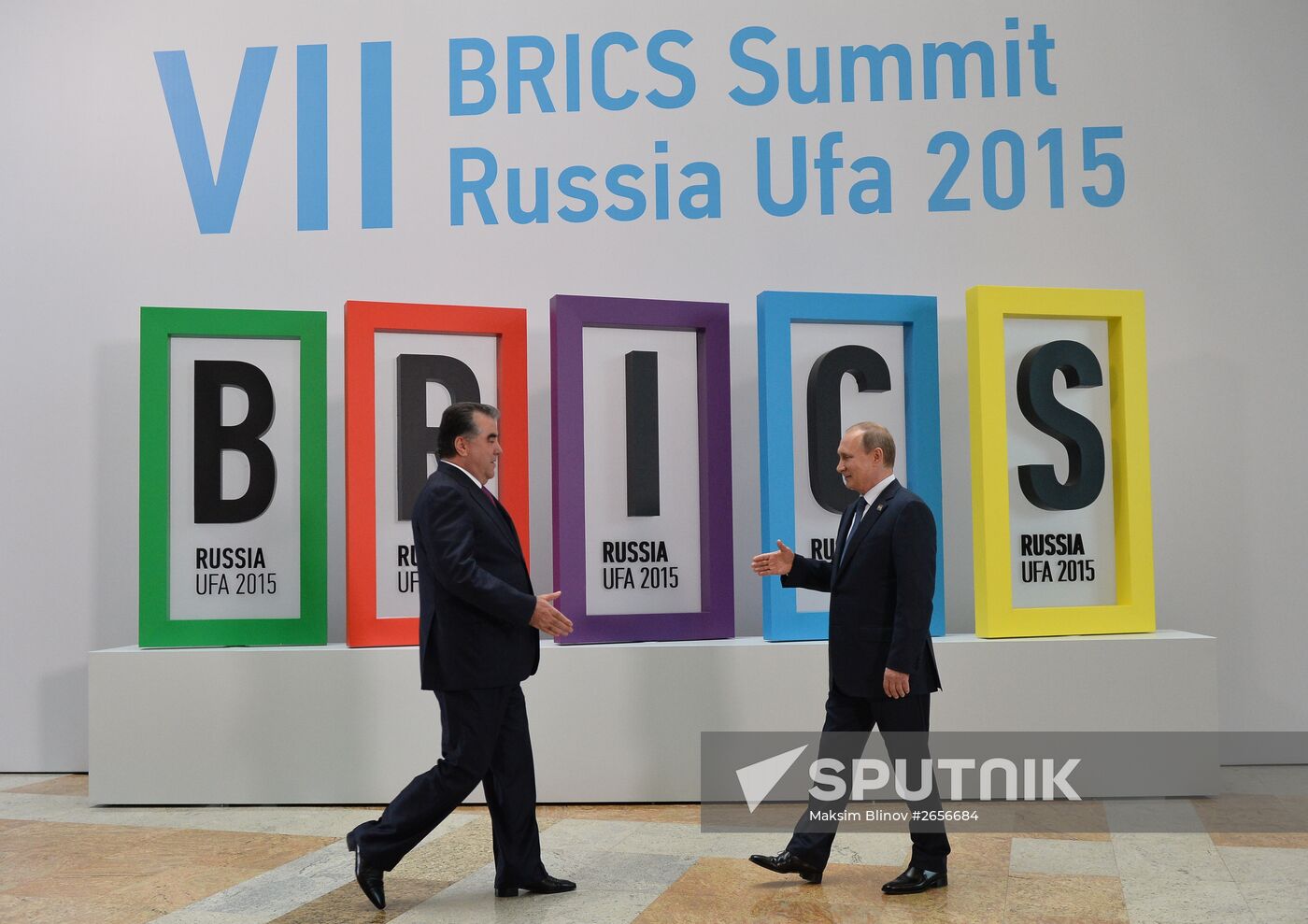 Welcome ceremony by President of the Russian Federation Vladimir Putin for the leaders of the invited states