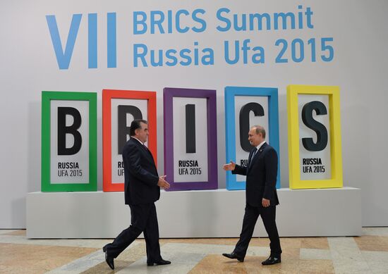 Welcome ceremony by President of the Russian Federation Vladimir Putin for the leaders of the invited states