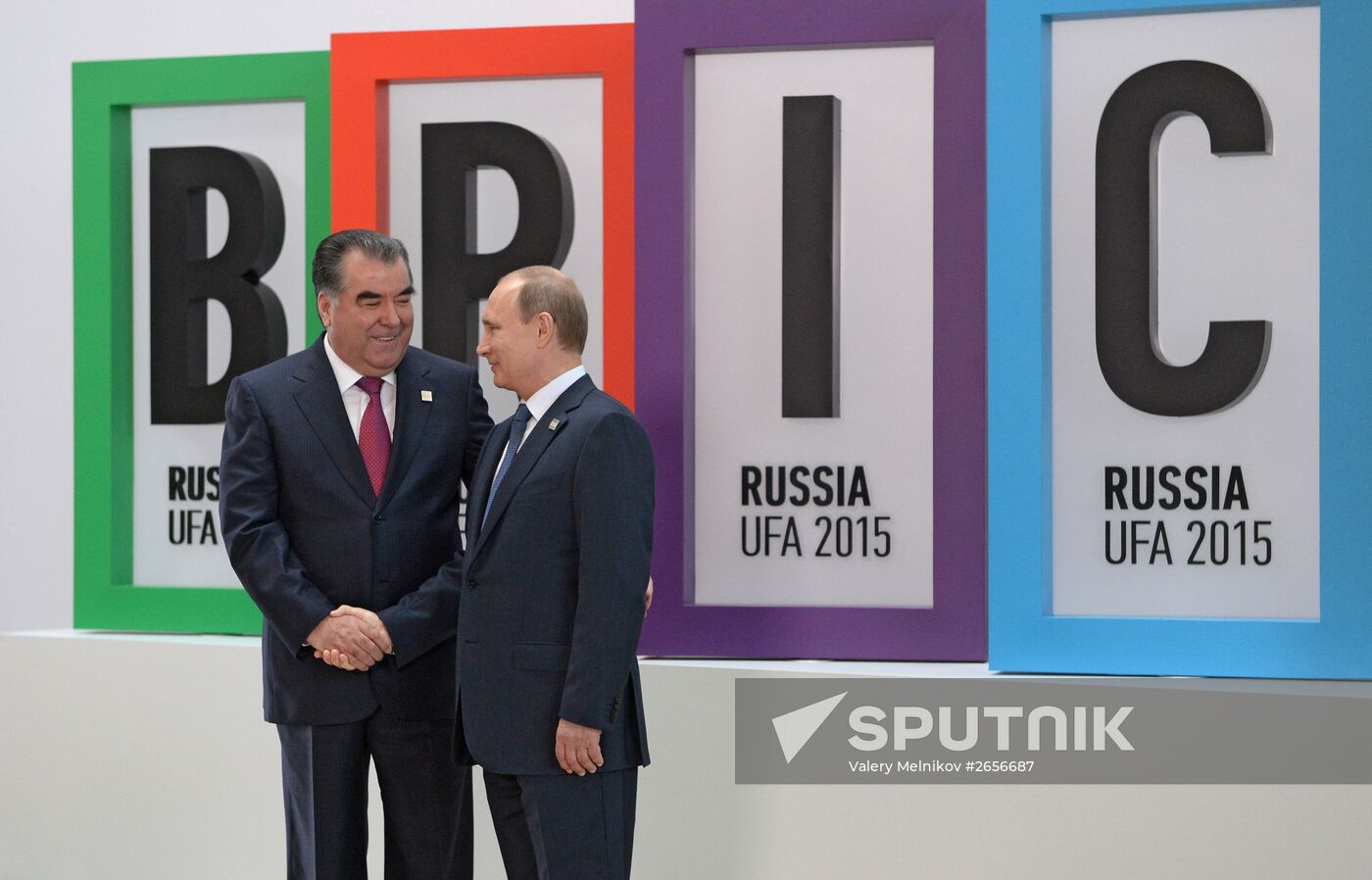 Welcome ceremony by President of the Russian Federation Vladimir Putin for the leaders of the invited states