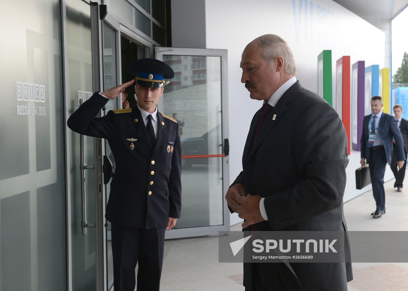 Welcome ceremony by President of the Russian Federation Vladimir Putin for the leaders of the invited states